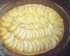 Tarte aux pommes avec sa couverture vanillée