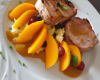 Filet mignon de porc aux abricots et mangue