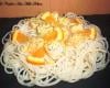 Spaghettis au saumon et à l'orange