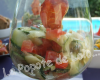 Verrines tagliatelles de courgettes