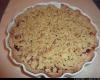 Tarte crumble framboises et abricots