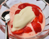 Dame Blanche aux fraises