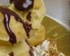 Profiteroles  glace et chantilly