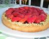 Tarte fraises et pistache