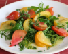 Salade de tomates aux herbes et au gingembre