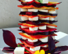 Mille feuilles betteraves-mozzarella aux fruits rouges et feta