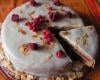 Gâteau aux fruits rouges et aux amandes