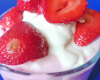 Crème de mascarpone aux fraises et spéculos