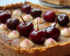 Tarte aux cerises aigres farcies aux speculoos