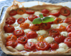 Tarte tomates cerises-mozarella