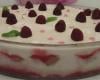 Tiramisu acidulé aux framboises