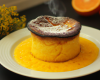 Soufflé à l'orange et son jus de mangue