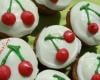 Cupcakes Cerises, glaçage Cheesecream