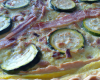 Quiche à la courgette, aux lardons et à la crème