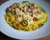 Courgettes façon carbonara