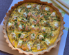 Quiche saumon-poireaux