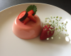 Mousse aux fraises dans sa corolle