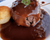 Rôti de bœuf, oeil de ronde sauce brune