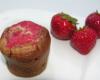 Moelleux Chocolat au Lait au Cœur coulant de Fraise