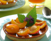 Tartelette aux mirabelles sur compotée d'abricots