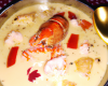 Bouillon de homard au lait de coco