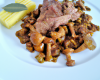 Gigot d'agneau aux girolles