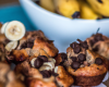 Muffins à la banane et morceaux de chocolat