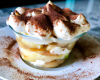 Tiramisu light au pommes caramélisées