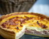 Quiche Lorraine au jambon lardons fumés et emmental