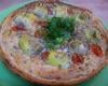 Quiche light au thon, tomates cerise et cœurs d'artichaut, origan et piment d'Espelette