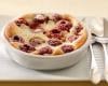 Clafoutis aux framboises classique