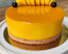 Gâteau à la mousse mangue