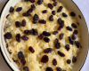 Gratiné de riz aux raisins macérés