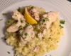 Risotto au poulet et au citron