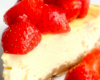 Cheesecake à la marinade de fraises