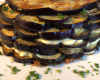 Mille-feuilles soleil d'aubergines