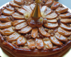 Galette des rois aux pommes caramélisées et noisettes relevée au Calvados