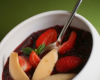 Soupe de fraises, melon et groseilles "fresh"