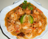 Crevettes sauce piquante