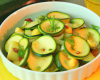 Salade fraicheur courgettes