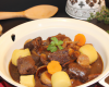 Bœuf bourguignon préparé au mélangeur