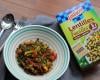 Wok de lentilles et légumes croquants