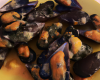 Moules froides en sauce