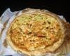 Tarte saumon sur lit de poireaux