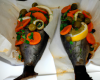 Duo de poissons en papillote pour Noël