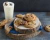 Cookies au chocolat et milkshake