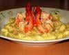 Tagliatelles aux crevettes