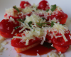 Tomate parmesan framboises