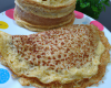 Crêpe Dukan, type pancake