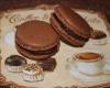 Macarons au chocolat